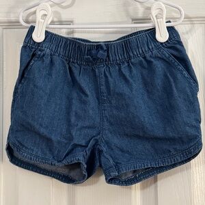 Children’s Place Girl Blue Denim Shorts with Pockets